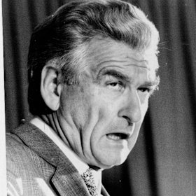 Hawke at the National Press Club in January 1988 – a speech that Tony Wright witnessed first hand.