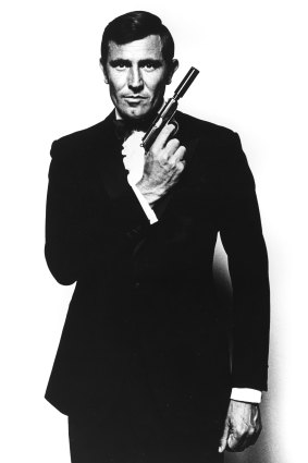 George Lazenby as 007 in the film 'On Her Majesty's Secret Service'.