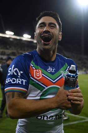 Shaun Johnson is smiling again in 2023.