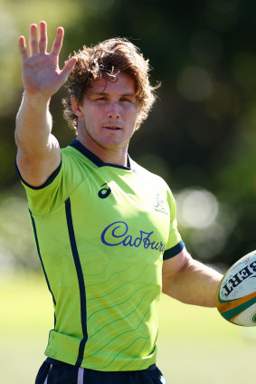 Wallabies captain Michael Hooper will return to training next week.