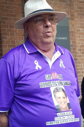 Kirralee Paepaerei's stepfather Godwin D'Ugo wore a shirt in memory of his stepdaughter at her killer's sentence hearing.
