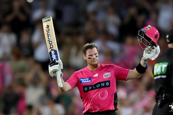 Get him now: Steve Smith is the form batsman of spin bowling in the world, but is not part of Australia’s Twenty20 World Cup squad in the subcontinent.