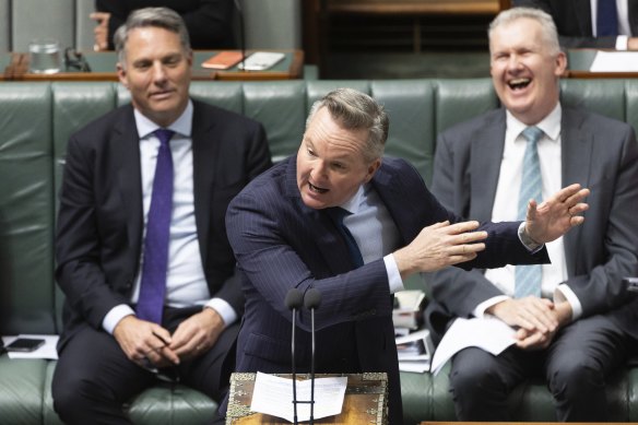 Energy Minister Chris Bowen will claim the opposition’s nuclear plan would spook international investors.