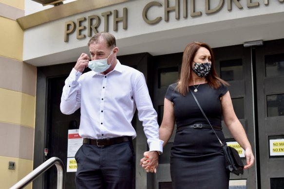 Danny Hodgson’s parents Peter and Nicola Hodgson.