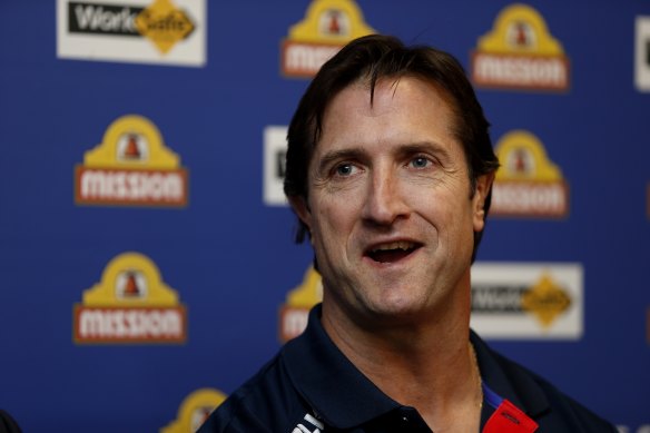 Western Bulldogs coach Luke Beveridge.