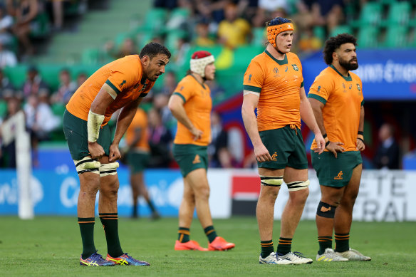 The Wallabies were outplayed by Fiji and now face a tough test against Wales to progress in this World Cup. 