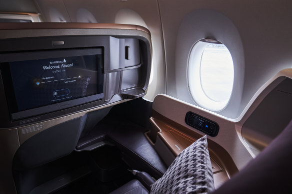 Content is edited on Singapore Airlines’ entertainment system.