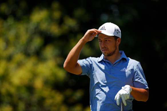 Xander Schauffele holds a one-shot lead going into the fourth round.