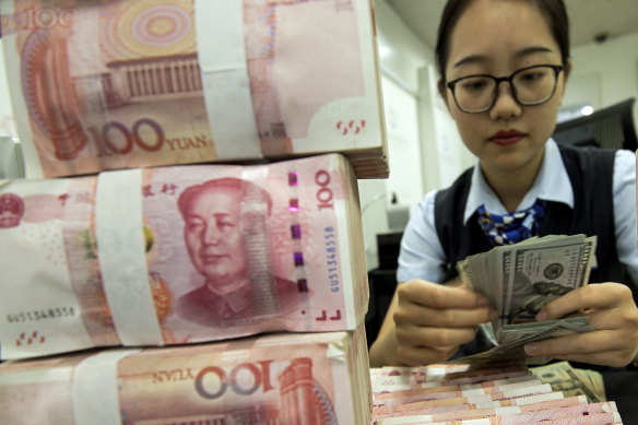 China is doing more and more of its trade deals directly in yuan. 