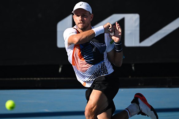 James Duckworth defeated Croatia's Dino Prizmic on Tuesday night.