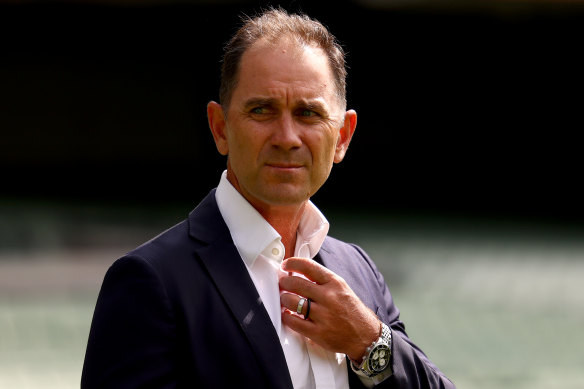 Former Australian men’s cricket coach Justin Langer.