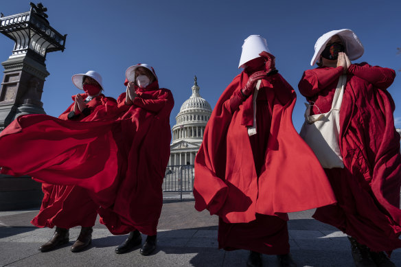 The Handmaid’s Tale is leaving the realms of fiction in the US.