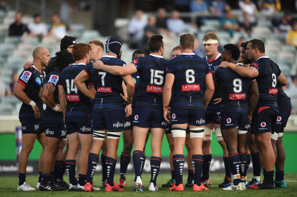 Melbourne Rebels during round two of Super Rugby in February. 