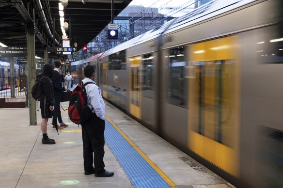 NSW Transport Minister David Elliott said he had been advised by Sydney Trains that 25 per cent of services were operating on Tuesday.