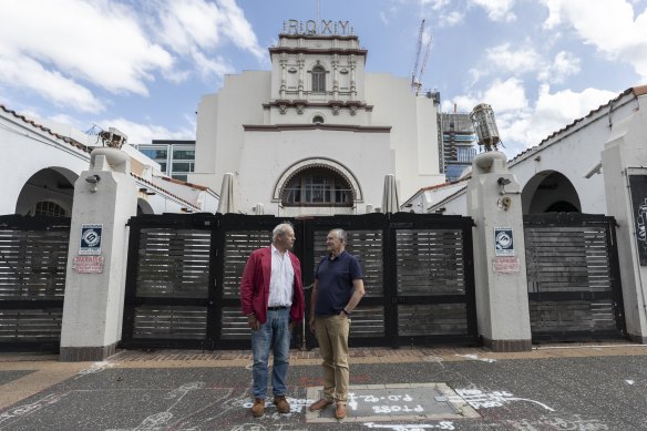 Filmmaker Bruce Beresford and Roxy Theatre Action Group’s Robert Fox say the Roxy could serve as Parramatta’s new live theatre and music venue.