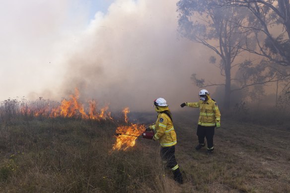 The emergency services levy funds the state’s Rural Fire Service.