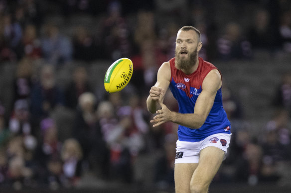 Max Gawn is favoured to become captain at Melbourne.