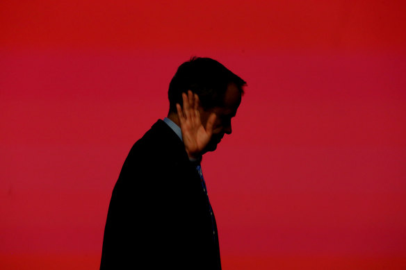 Opposition Leader Bill Shorten at the previous Labor National Converence in 2015.