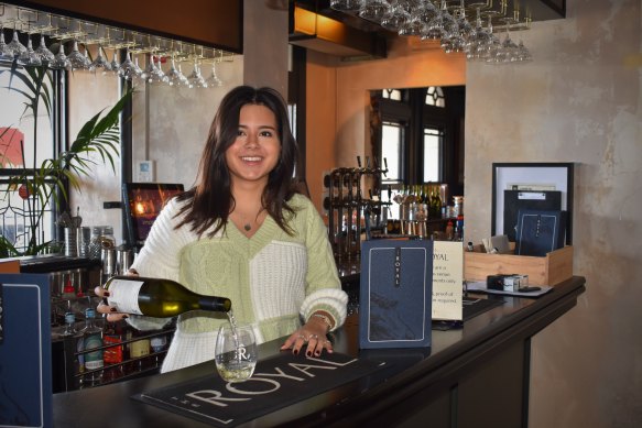 Paola Arosi, who works at The Royal, is hopeful life will return to the Perth CBD. 