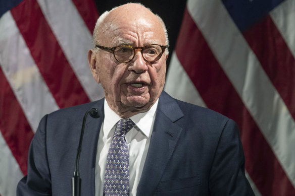 Media mogul Rupert Murdoch