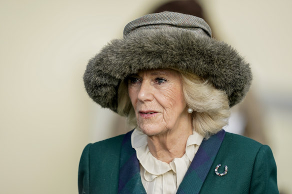 Camilla, Kraliçe Eş, Cumartesi günü İngiltere'deki Ascot Hipodromu'nda.