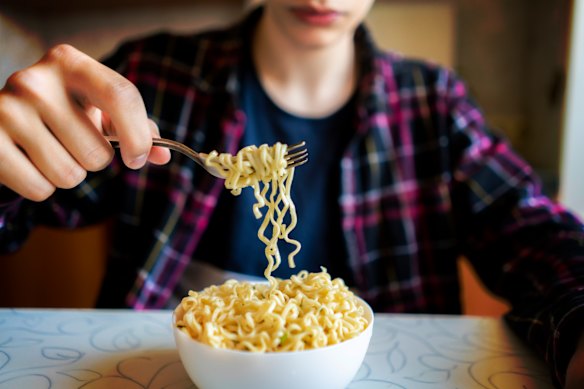 It’s not unusual for teenagers to reach for the instant noodles.