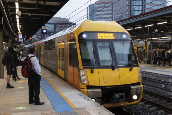 Almost one in three trains ran late last month on Sydney’s rail network.