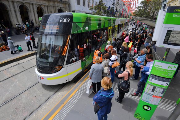 The inquiry is considering an extension of the free tram zone.
