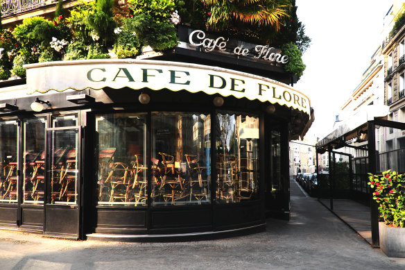 Cafe de Flore in Paris.