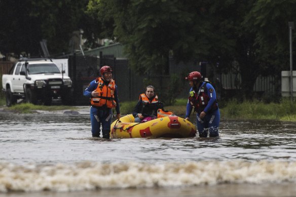 Simone Baluch is exhausted from so many flood evacuations.