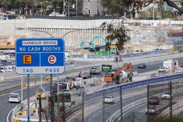 Major upgrades to the Warringah Freeway will intensify from December 27, causing major delays for those travelling across the Harbour Bridge.