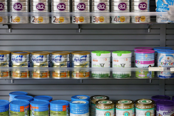 The court heard the two men were involved in a gang who stole 'top shelf' baby formula.
