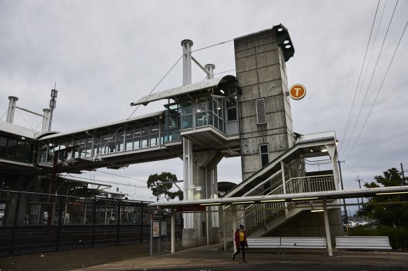 A desolate Blacktown Station.