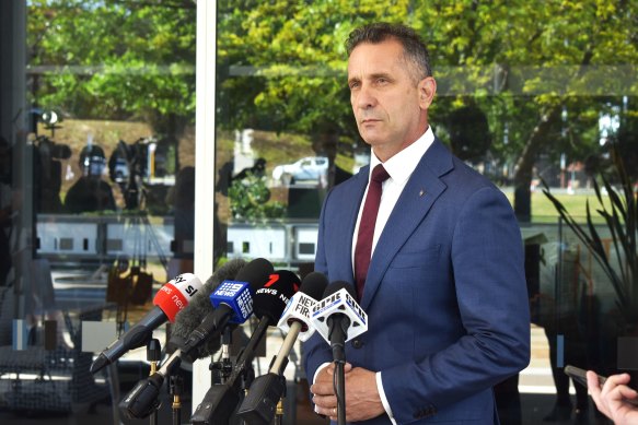 WA Corrective Services Minister Paul Papalia spoke about the death in custody on Friday morning.