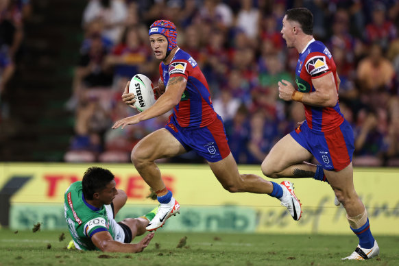 Knights fullback Kalyn Ponga.