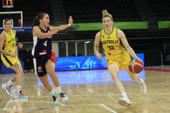 Opals guard Sami Whitcomb has a big role to play at the FIBA Women’s World Cup in Sydney.