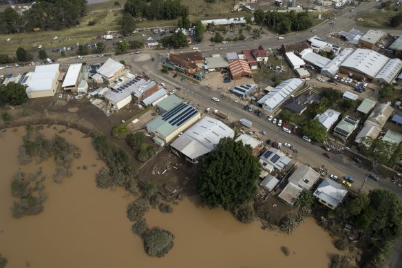 Lismore was devastated by floods this year. 