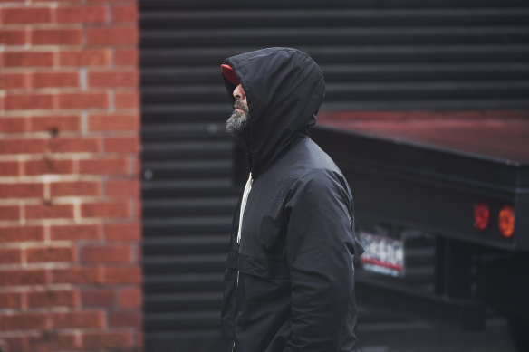 Ahmad 'Rock' Ahmad at a funeral in March 2017.