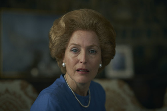 Gillian Anderson as Margaret Thatcher in the latest season of The Crown.