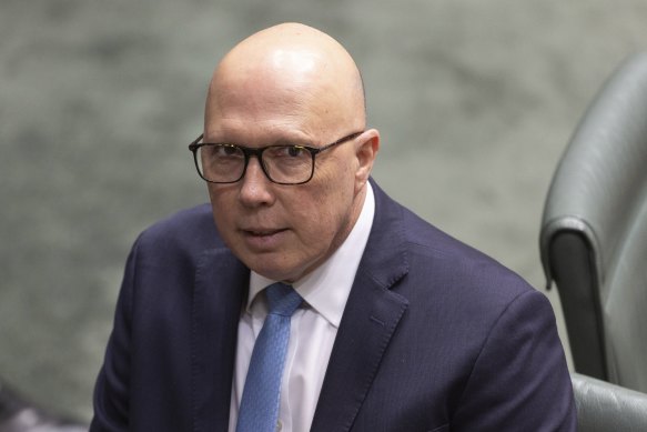Opposition Leader Peter Dutton.