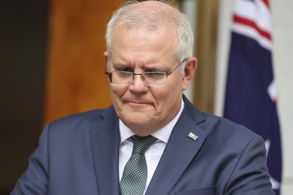 Prime Minister Scott Morrison on Thursday.