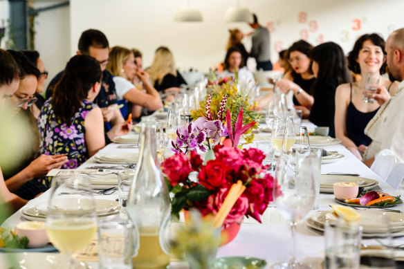 The Marrickville Long Lunch held by Babs last year.