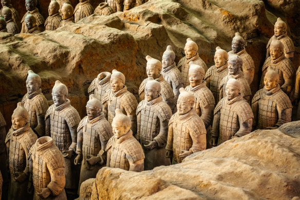 Enduring attraction ... the Terracotta Warriors.
