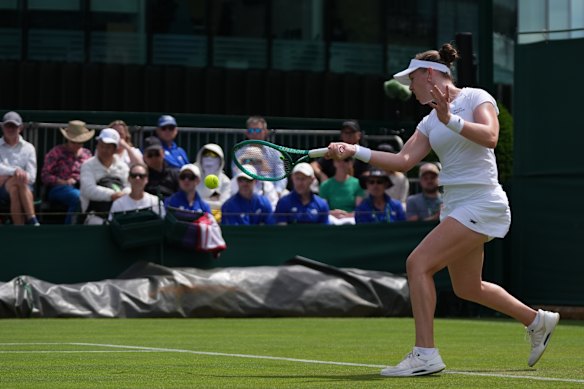 Talia Gibson is out of Wimbledon. 