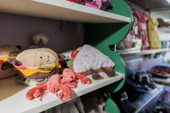 Jellycat toys for sale at Hands in Sydney’s Newtown.