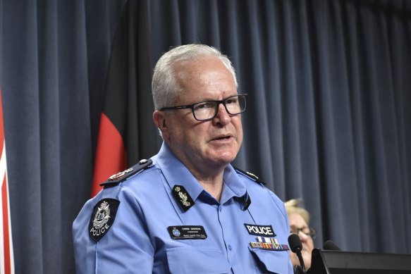 WA Police Commissioner and vaccine commander Chris Dawson.