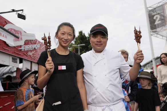 Firepop’s Alina Van and Raymond Hou at the Sydney Royal Easter Show.