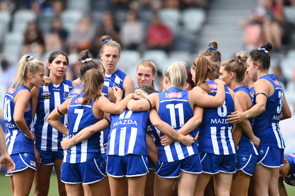 North Melbourne thumped Geelong in their first game of the season.