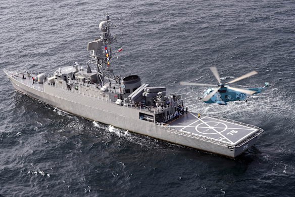 O IRIS Dena foi considerado um dos navios de guerra mais modernos do Irã. 