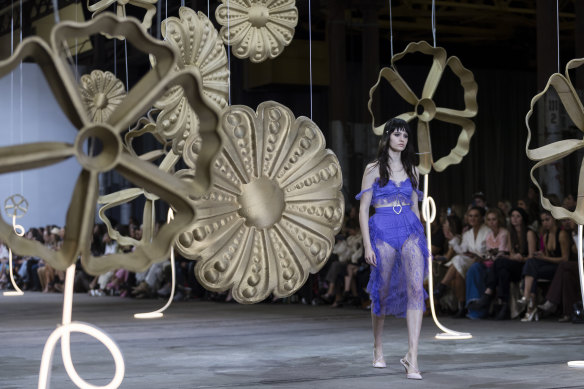 Alice McCall’s show at 2019 Mercedes-Benz Fashion Week Australia.